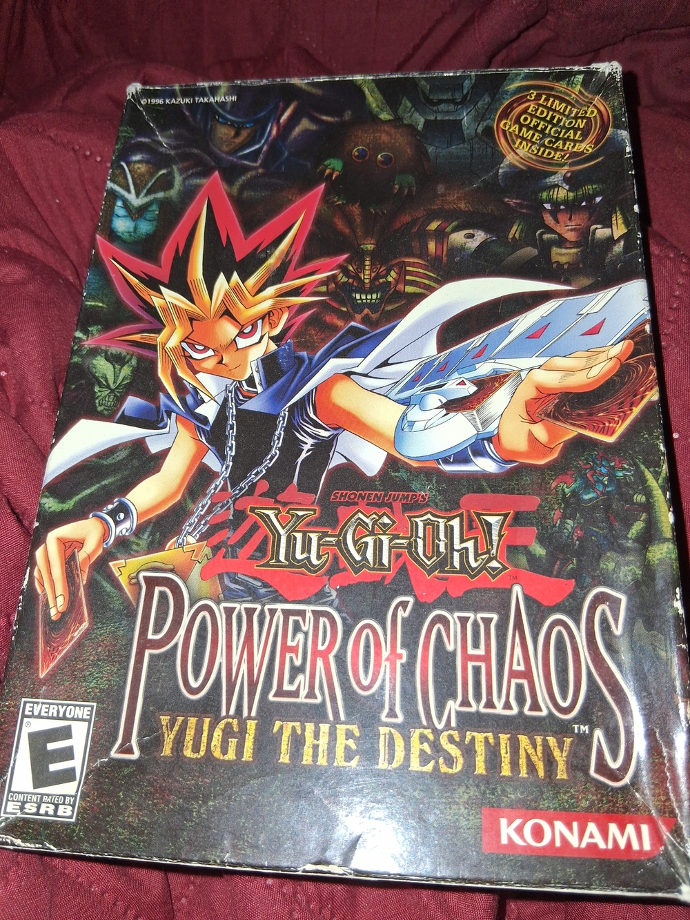 Konami Yu-Gi-Oh! Power of Chaos: Yugi the Destiny - Black Game Box
